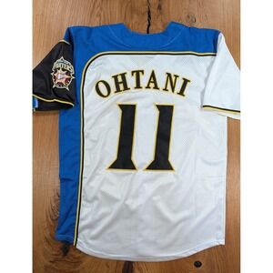Shohei Ohtani 11 Hokkaido Nippon-Ham Fighters Baseball Jersey Men Large Stitched